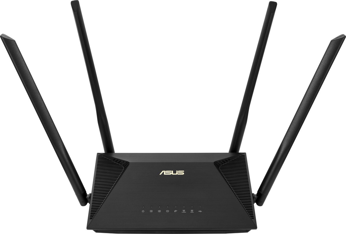 ASUS RT-AX53U draadloze router Gigabit Ethernet Dual-band (2.4 GHz / 5 GHz) Zwart
