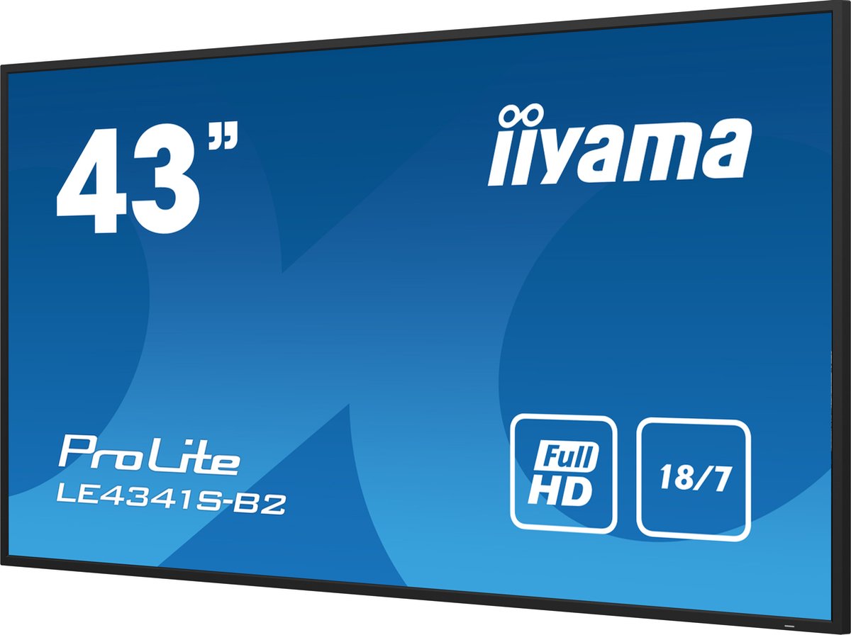 iiyama ProLite LE4341S-B2 - 43 Inch Full HD IPS Public Display