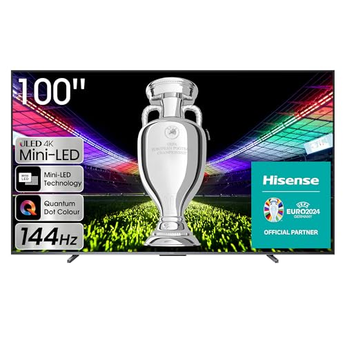 Hisense 4K Smart Mini-LED ULED TV 100U7KQ 144HZ (2023) 100″