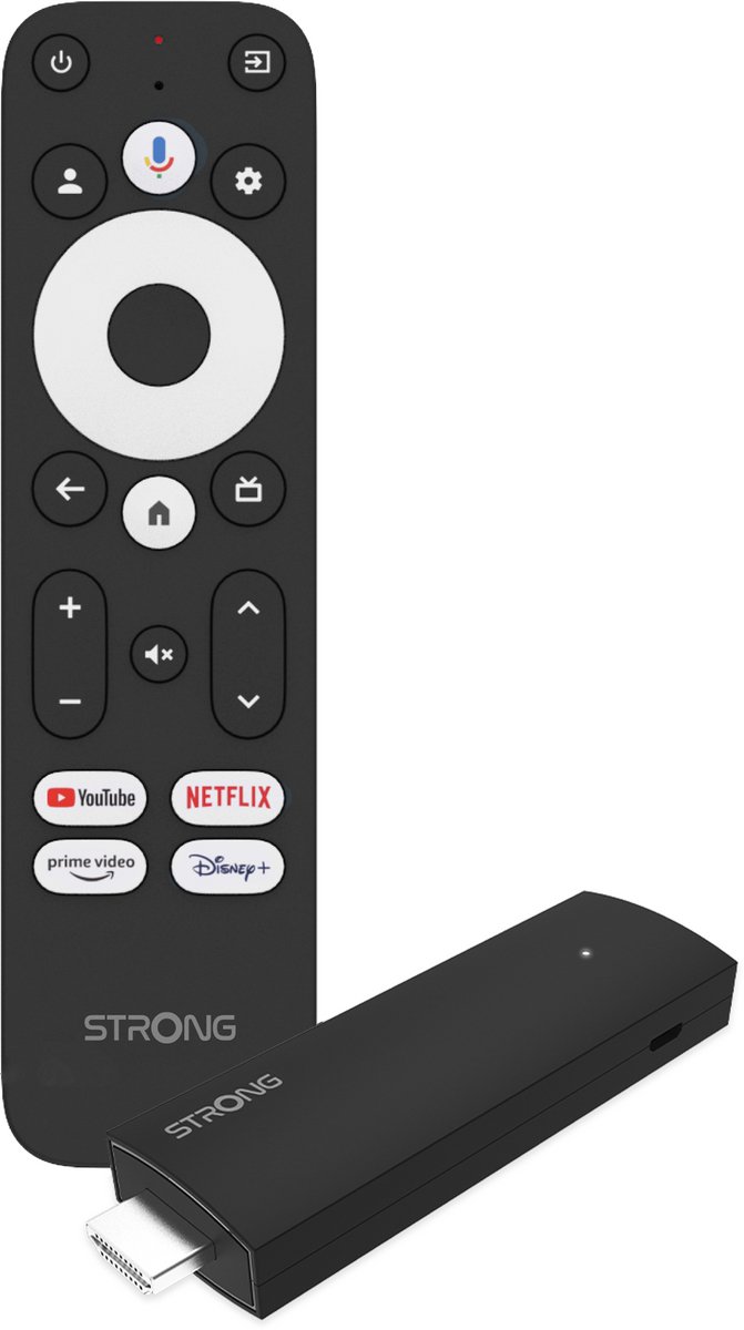 Strong Smart 4K TV Stick met Google TV Chromecast