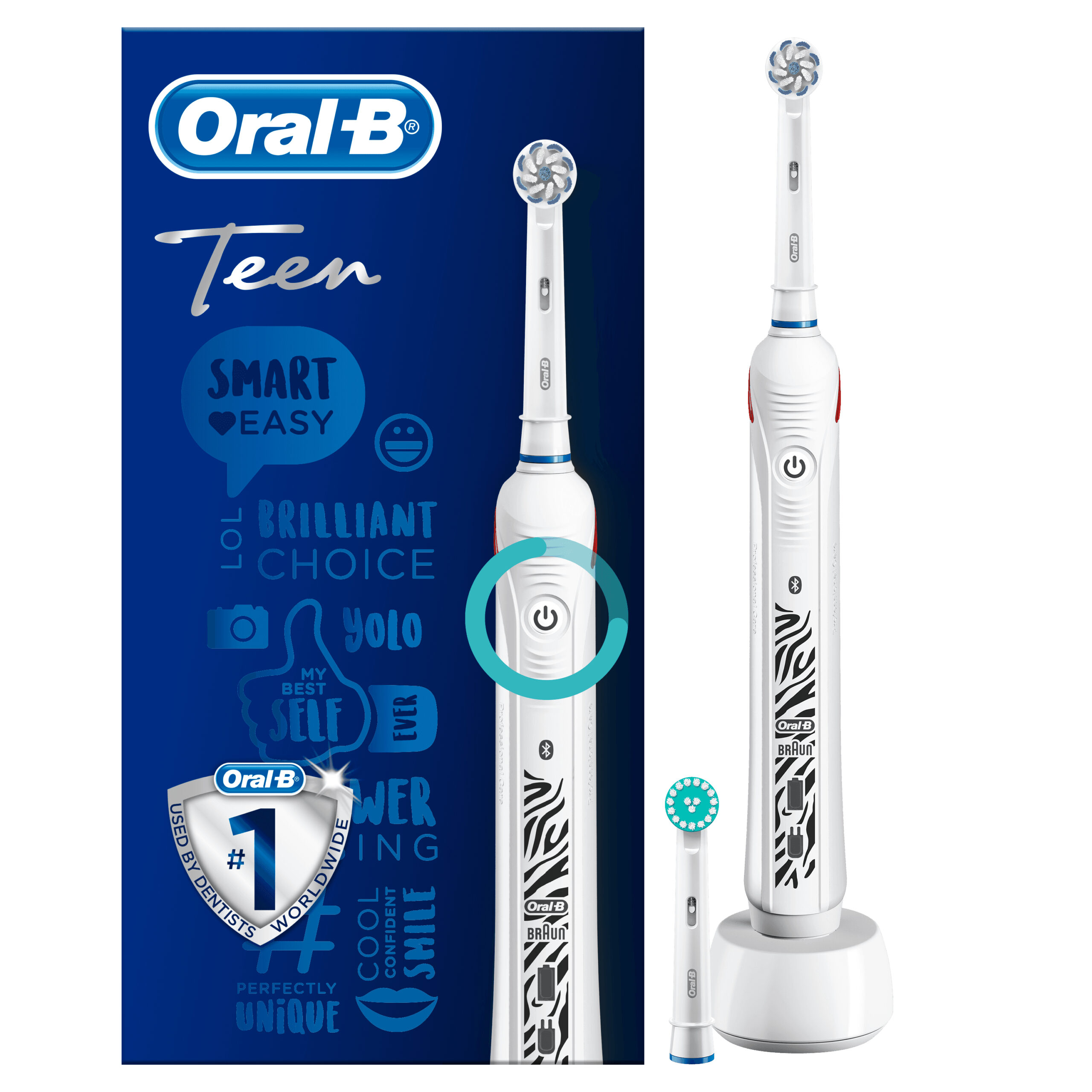 Oral-B Elektrische Tandenborstel Smart Teens (Wit) - TV Outlet