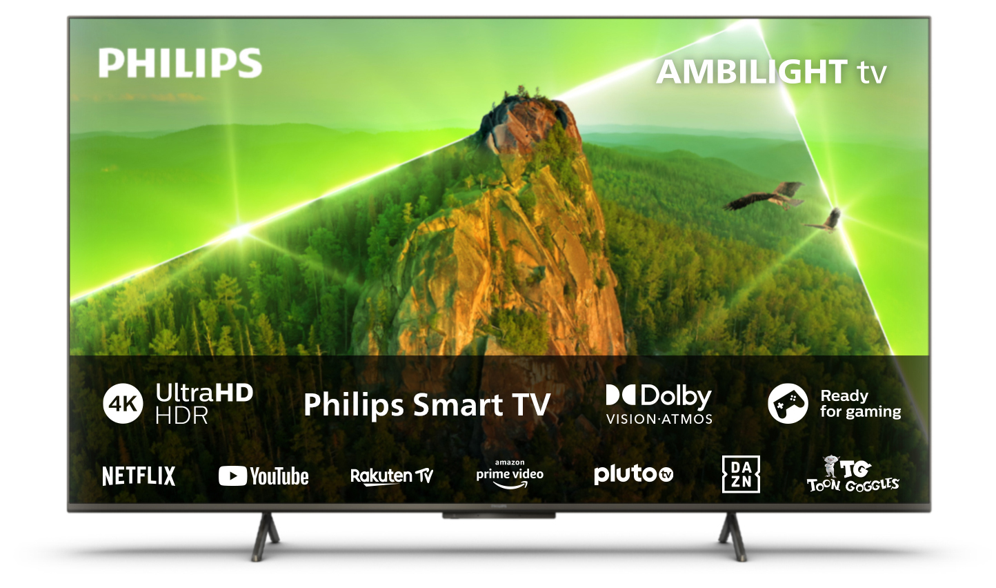 Philips Ambilight LED 4K smart TV 70PUS8118/12 (2023) met grote korting