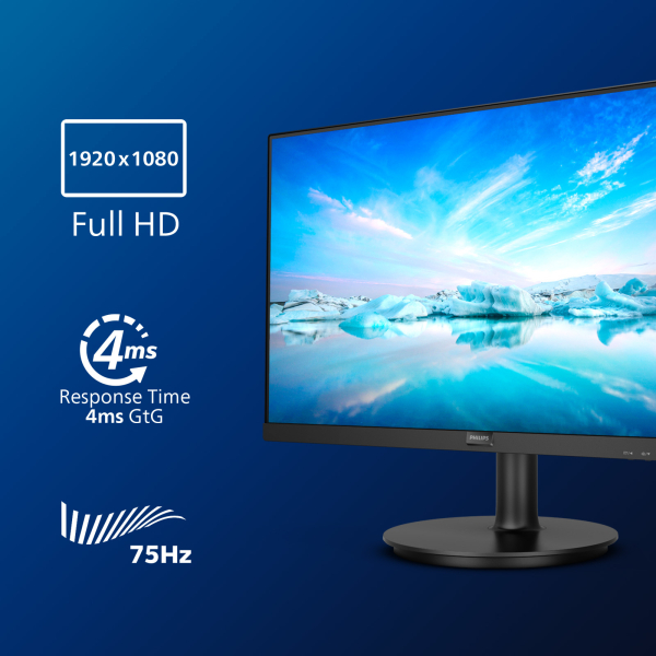 Philips V Line 271V8LA/00 LED display 68,6 cm (27") 1920 x 1080 Pixels Full HD Zwart - Afbeelding 4