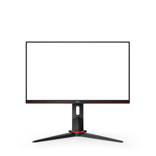 AOC G2 Q24G2A/BK LED display 60,5 cm (23.8") 2560 x 1440 Pixels Quad HD LCD Zwart, Rood - Afbeelding 2