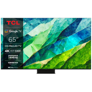 TCL 4K Android Smart QLED Mini-LED TV 65C855 144hz (2024) 65″