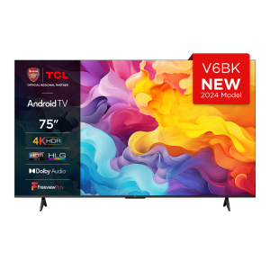 TCL 4K Smart Android LED XXL TV 75P655 75″ (2024)