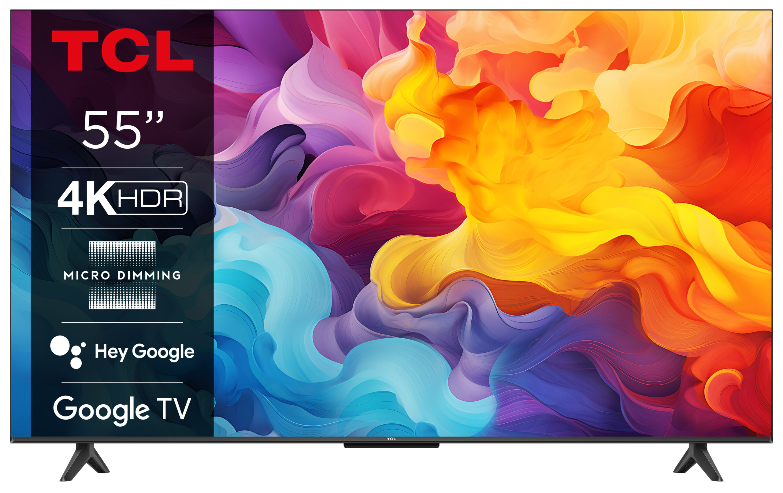TCL P655 55P655 tv 139,7 cm (55") 4K Ultra HD Smart TV Wifi Zwart