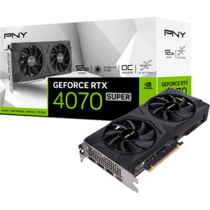 PNY Geforce RTX 4070 SUPER 12GB VERTO Dual Fan Edition DLSS 3 Videokaart