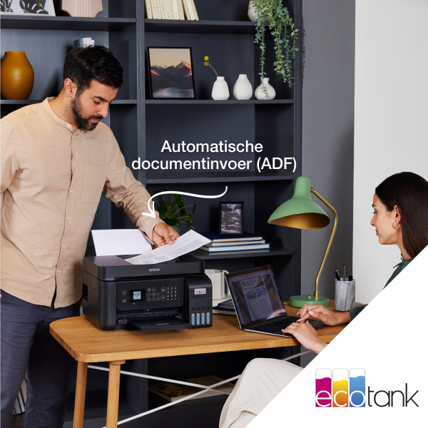 Epson EcoTank ET-3850 A4 multifunctionele Wi-Fi-printer met inkttank, inclusief tot 3 jaar inkt - Afbeelding 11