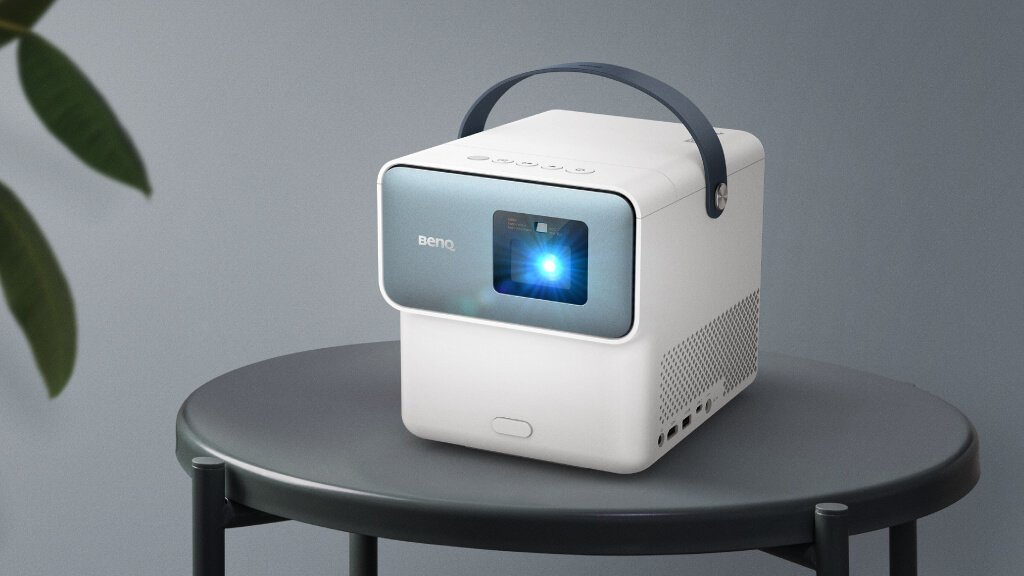 BenQ GP100 Projector met normale projectieafstand 1000 ANSI lumens DLP 1080p (1920x1080) Blauw, Wit - Afbeelding 2