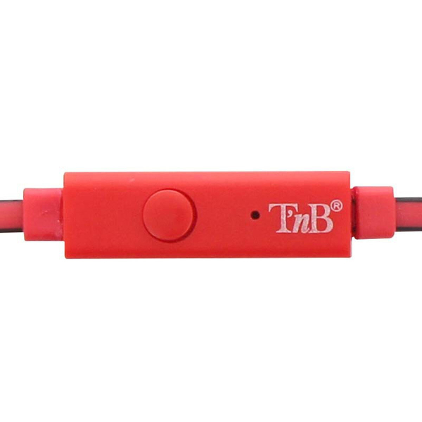 Oordopjes T'NB BE COLOR Rood Rood/Zwart - Afbeelding 3