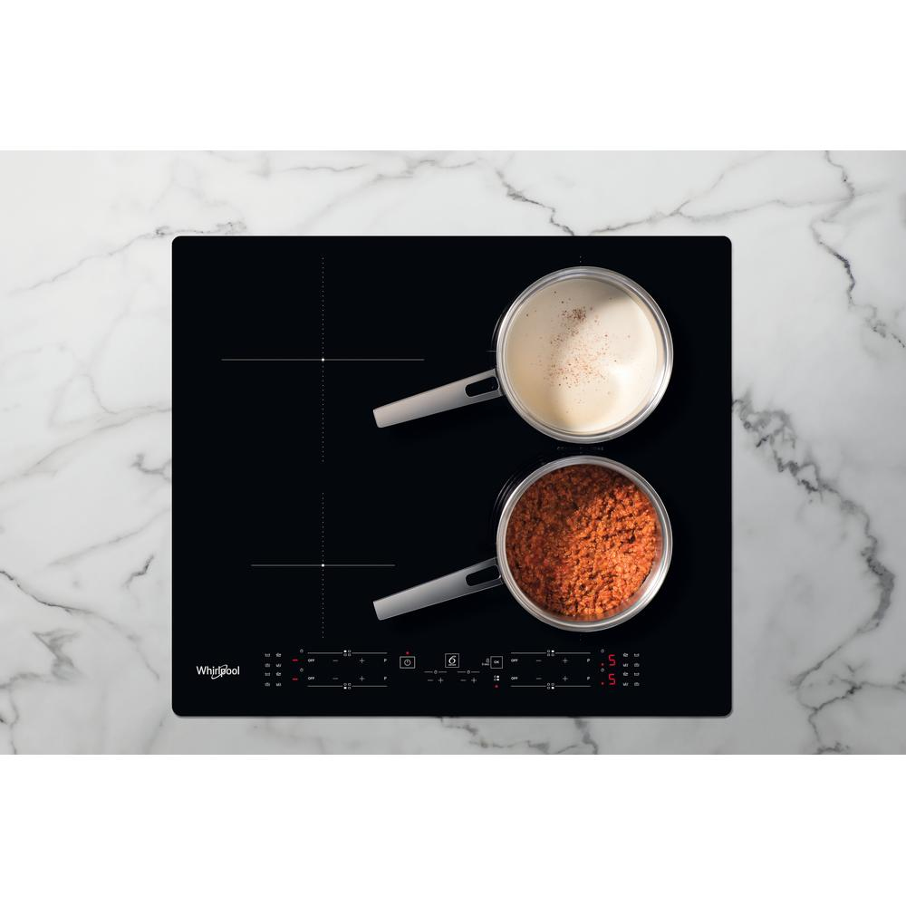 Whirlpool WB B8360 NE Zwart Ingebouwd 59 cm Inductiekookplaat zones 4 zone(s) - Afbeelding 5