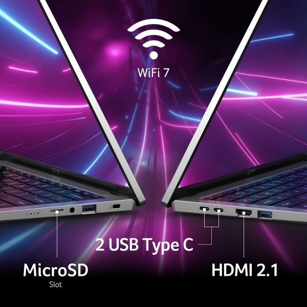 Laptop Acer NX.KWMEB.002 14" Intel Core Ultra 7 155u 16 GB RAM 512 GB SSD - Afbeelding 4