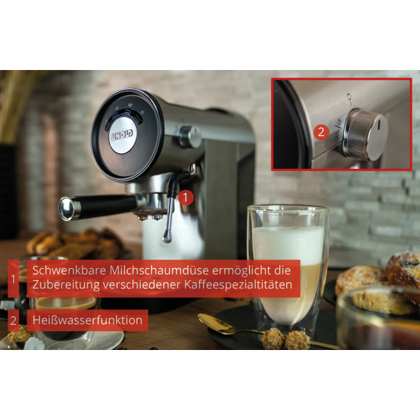 Unold Piccopresso Espressomachine 0,9 l - Afbeelding 3