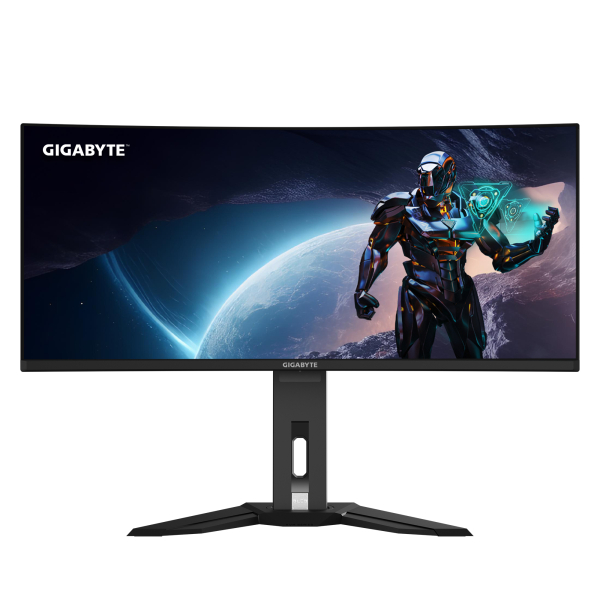 GIGABYTE MO34WQC2 computer monitor 86,4 cm (34") 3440 x 1440 Pixels Wide Quad HD OLED Zwart - Afbeelding 2