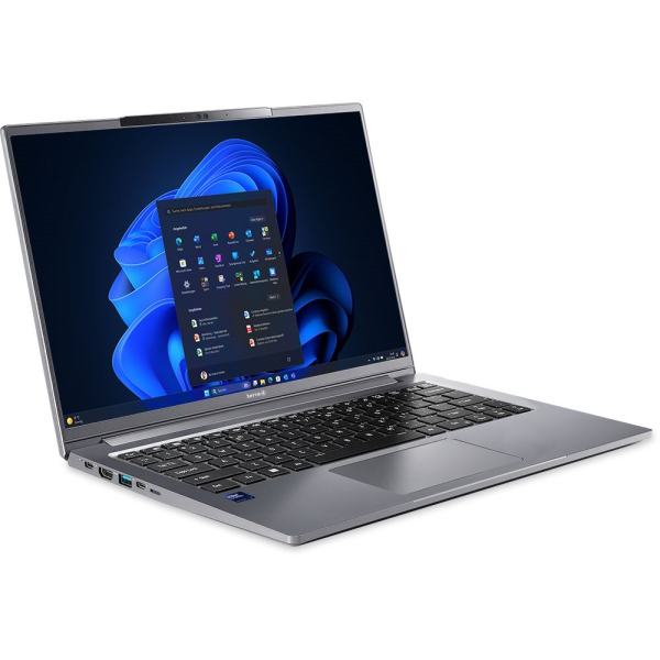 TERRA MOBILE 1471 Intel Core Ultra 5 125U Laptop 35,6 cm (14") WUXGA 16 GB DDR5-SDRAM 500 GB SSD Wi-Fi 6E (802.11ax) Windows 11 Pro Grijs - Afbeelding 2