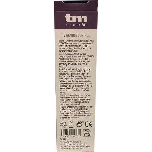 Universele afstandsbediening TM Electron - Afbeelding 7