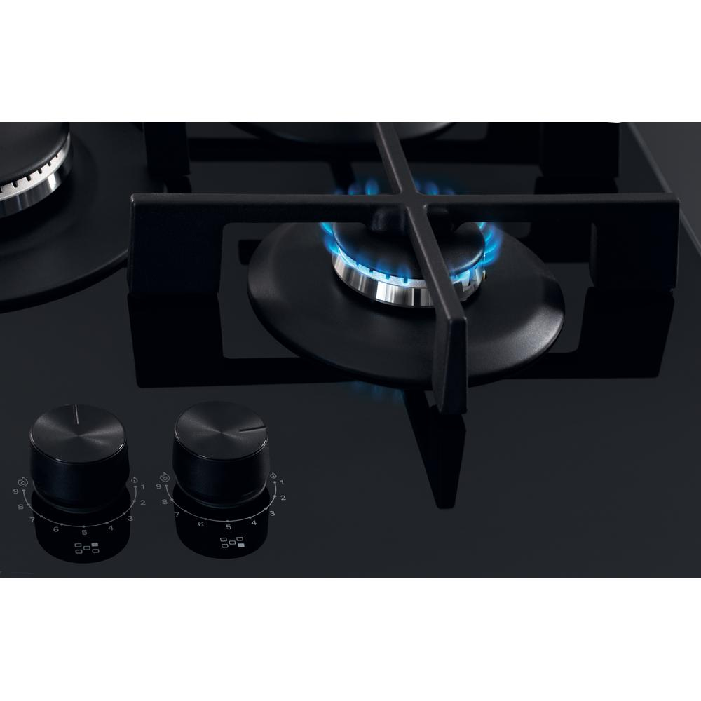 Whirlpool AKWL 728/NB Zwart Ingebouwd 75 cm Gaskookplaat 5 zone(s) - Afbeelding 2