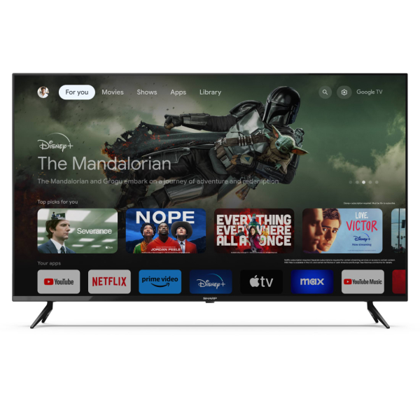 Sharp 50GL4060E tv 127 cm (50") 4K Ultra HD Smart TV Wifi Zwart - Afbeelding 2