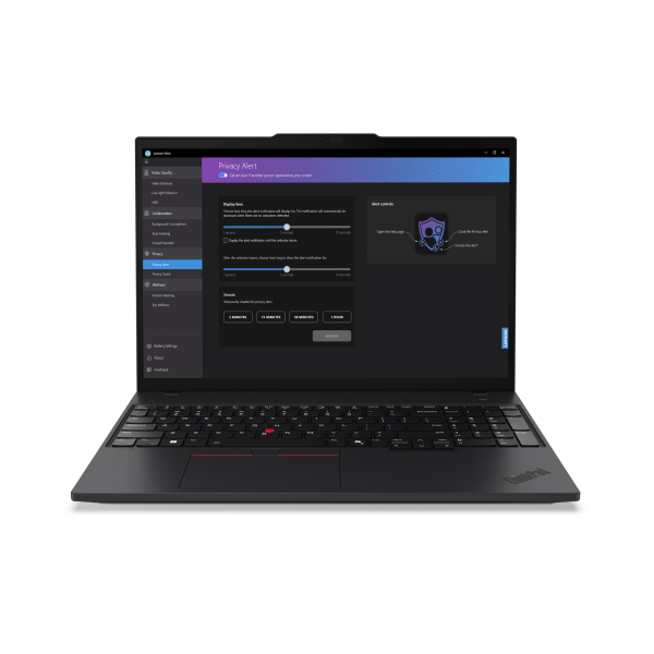 Lenovo ThinkPad T16 Gen 3 Intel Core Ultra 7 155U Laptop 40,6 cm (16") WUXGA 32 GB DDR5-SDRAM 1 TB SSD Wi-Fi 6E (802.11ax) Windows 11 Pro Duits Zwart - Afbeelding 3
