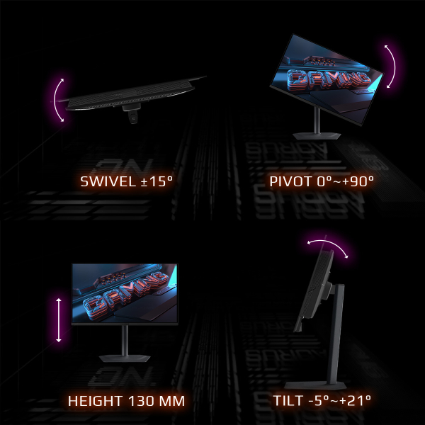 GIGABYTE MO27Q2 computer monitor 68,6 cm (27") 2560 x 1440 Pixels Quad HD OLED Zwart - Afbeelding 14