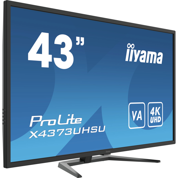 iiyama ProLite X4373UHSU-B1 computer monitor 108 cm (42.5") 3840 x 2160 Pixels 4K Ultra HD Zwart - Afbeelding 2
