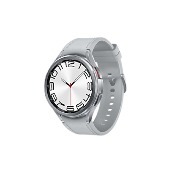 Samsung Galaxy Watch6 Classic SM-R965F 3,81 cm (1.5") OLED 47 mm Digitaal 480 x 480 Pixels Touchscreen 4G Zilver Wifi GPS