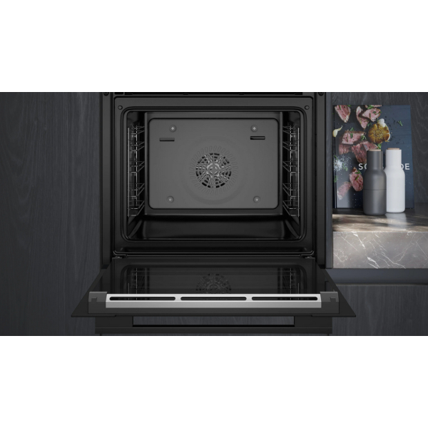 Siemens iQ700 HB734G1B1 oven 71 l 3600 W Zwart - Afbeelding 3