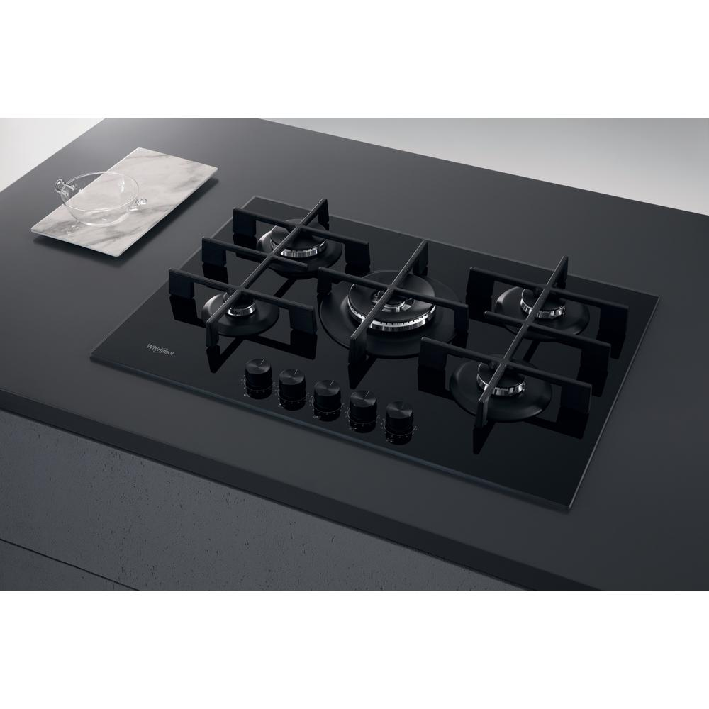 Whirlpool AKWL 728/NB Zwart Ingebouwd 75 cm Gaskookplaat 5 zone(s) - Afbeelding 11
