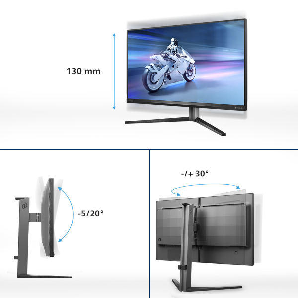 Philips Evnia 32M2N6800M/00 computer monitor 80 cm (31.5") 3840 x 2160 Pixels 4K Ultra HD Mini LED Zwart - Afbeelding 11