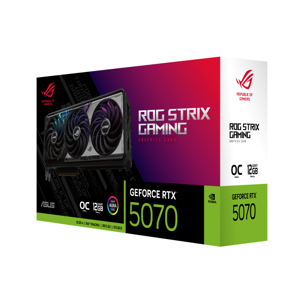 ASUS ROG -STRIX-RTX5070-O12G-GAMING NVIDIA GeForce RTX 5070 12 GB GDDR7 - Afbeelding 10