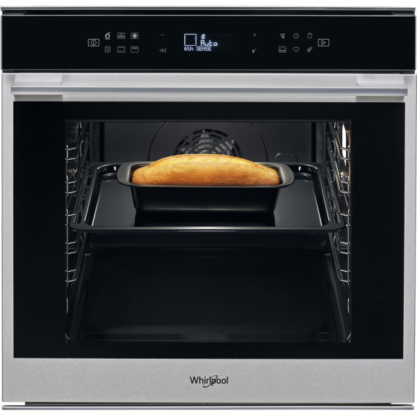 Whirlpool W7 OM4 4S1 C 73 l Zwart, Roestvrijstaal