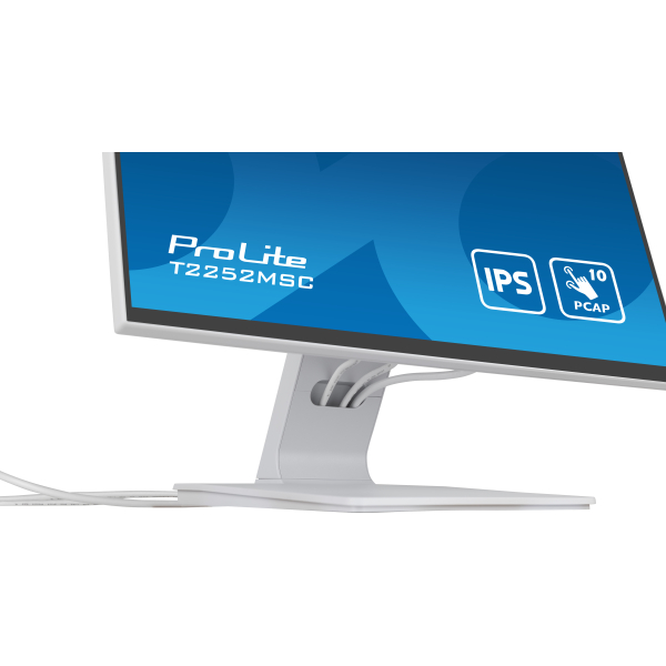 iiyama ProLite T2252MSC-W2 computer monitor 54,6 cm (21.5") 1920 x 1080 Pixels Full HD LCD Touchscreen Tafel Wit - Afbeelding 14