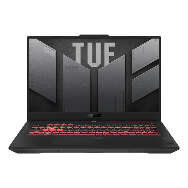 ASUS TUF Gaming A17 FA707NV-HX051W AMD Ryzen™ 5 7535HS Laptop 43,9 cm (17.3") Full HD 16 GB DDR5-SDRAM 1 TB SSD NVIDIA GeForce RTX 4060 Wi-Fi 6 (802.11ax) Windows 11 Home Zwart, Grijs - Afbeelding 2
