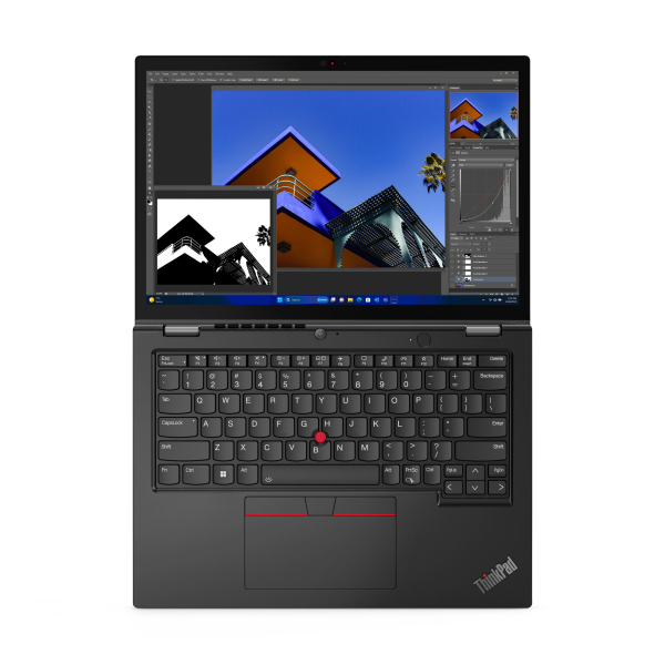 Lenovo ThinkPad L13 2-in-1 Gen 5 (Intel) Intel Core Ultra 7 165U Hybride (2-in-1) 33,8 cm (13.3") Touchscreen WUXGA 32 GB LPDDR5-SDRAM 1 TB SSD Wi-Fi 6E (802.11ax) Windows 11 Pro Duits Zwart - Afbeelding 14