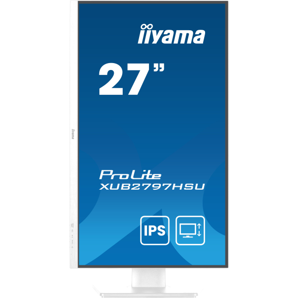 iiyama ProLite XUB2797HSU-W2 computer monitor 68,6 cm (27") 1920 x 1080 Pixels Full HD LED Wit - Afbeelding 2