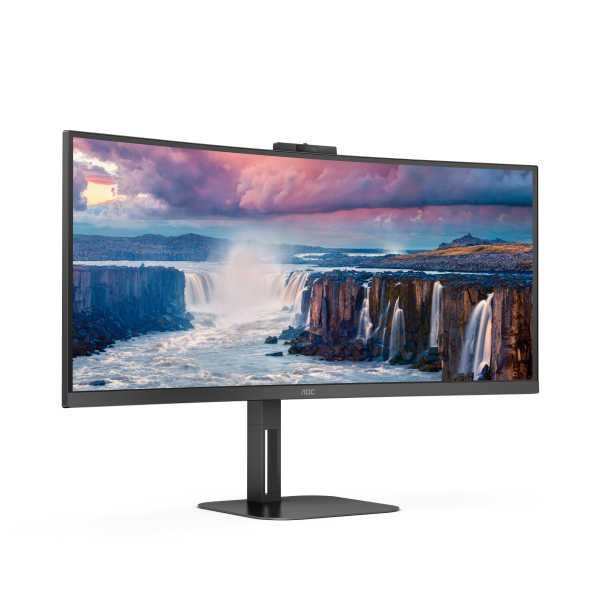 AOC V5 CU34V5CW LED display 86,4 cm (34") 3440 x 1440 Pixels Wide Quad HD Zwart - Afbeelding 6
