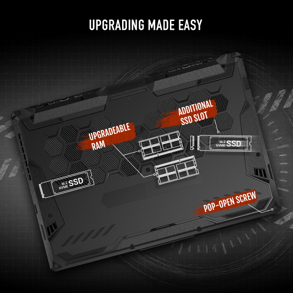 ASUS TUF Gaming A15 | 15.6'' IPS F-HD 144Hz | AMD Ryzen 7 7435HS | 16GB DDR5 | 512GB | RTX 3050 | Windows 11 Home - Afbeelding 22
