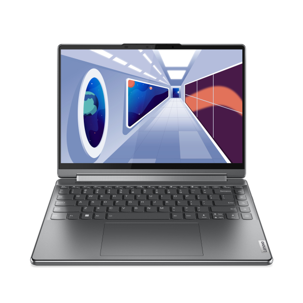 Lenovo Yoga 9 14IRP8 Intel® Core™ i7 i7-1360P Hybride (2-in-1) 35,6 cm (14") Touchscreen 4K DCI 16 GB LPDDR5-SDRAM 1 TB SSD Wi-Fi 6E (802.11ax) Windows 11 Home Duits Grijs