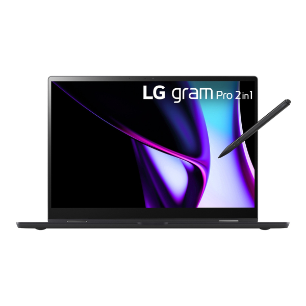 LG Gram Pro 16T90SP Intel Core Ultra 7 155H Hybride (2-in-1) 40,6 cm (16") Touchscreen WQXGA+ 16 GB LPDDR5x-SDRAM 1 TB SSD Wi-Fi 6E (802.11ax) Windows 11 Pro Zwart