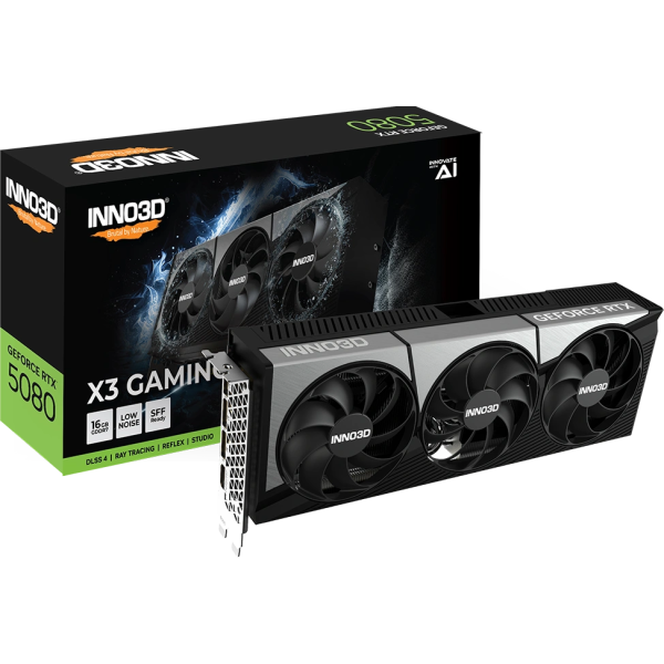 Inno3D Gaming OC GeForce RTX 5080 X3 NVIDIA 16 GB GDDR7 - Afbeelding 2