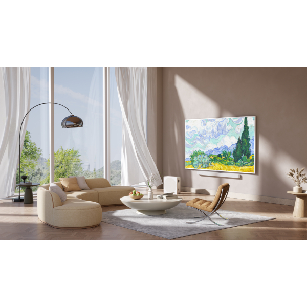 TCL NXTFRAME 55A300W Pro Wit 55" | Ultra HD 4K QLED Smart TV | Draadloze Soundbar en Subwoofer | Google TV + Wifi | HDR10+ | 120Hz - Afbeelding 15