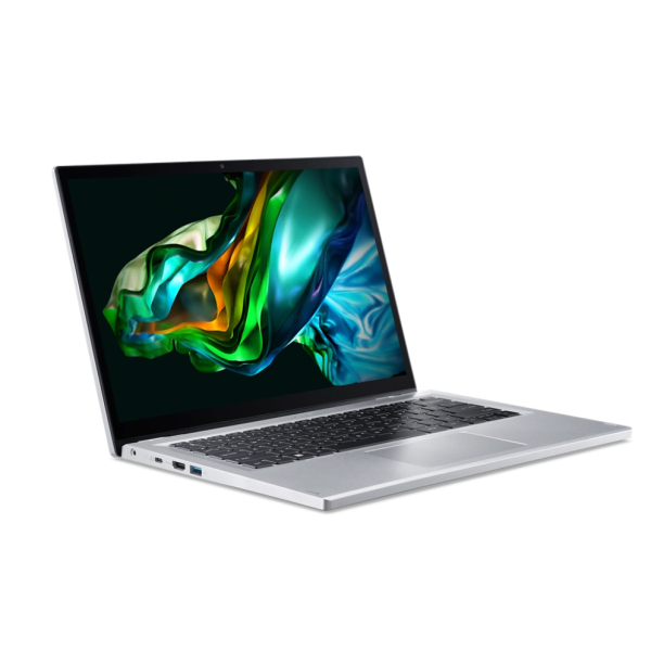 Acer Aspire 3 Spin 14 A3SP14-31PT-310V Intel® Core™ i3 i3-N305 Hybride (2-in-1) 35,6 cm (14") Touchscreen WUXGA 8 GB LPDDR5-SDRAM 512 GB SSD Wi-Fi 6 (802.11ax) Windows 11 Home Zilver - Afbeelding 2