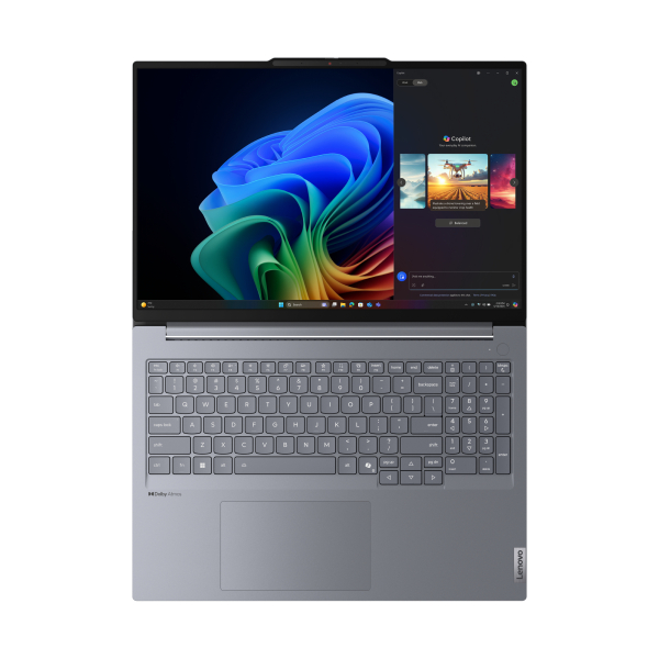 Lenovo ThinkBook 16 G7 QOY Copilot+ PC Qualcomm Snapdragon X1P-42-100 Laptop 40,6 cm (16") WUXGA 32 GB LPDDR5x-SDRAM 1 TB SSD Wi-Fi 7 (802.11be) Windows 11 Pro Duits Grijs - Afbeelding 6