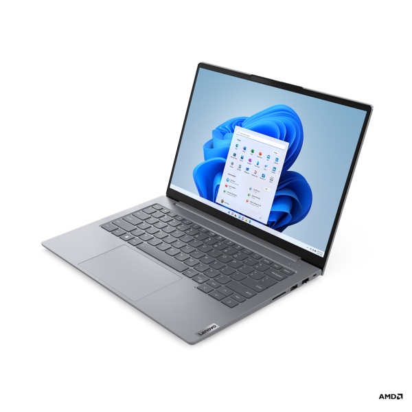 Lenovo ThinkBook 14 G6 ABP AMD Ryzen™ 5 7530U Laptop 35,6 cm (14") WUXGA 16 GB DDR4-SDRAM 512 GB SSD Wi-Fi 6 (802.11ax) Windows 11 Pro Duits Grijs - Afbeelding 3