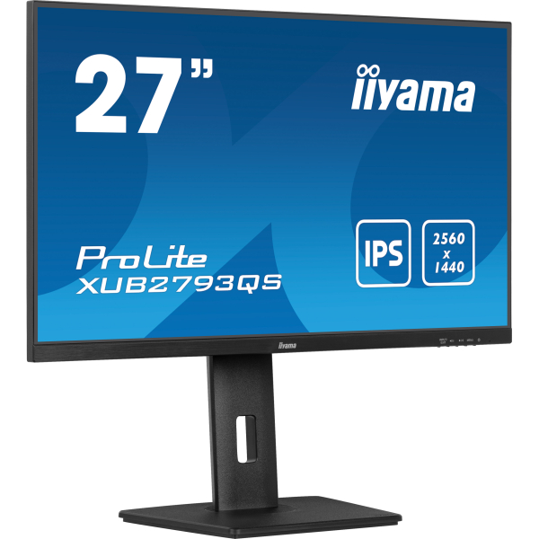 iiyama ProLite XUB2793QS-B7 computer monitor 68,6 cm (27") 2560 x 1440 Pixels Quad HD LED Zwart - Afbeelding 3