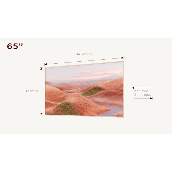 TCL NXTFRAME 65A300W Wit 65" | Ultra HD 4K QLED Smart TV | VIDAA + Wifi | HDR10+ | Slim Design met NXTFRAME | 120Hz - Afbeelding 4