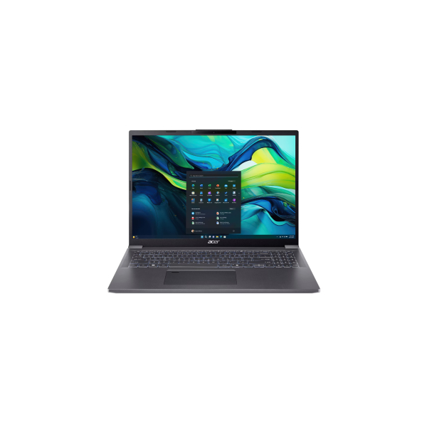 Acer Aspire A16-71M-53B5 Intel Core Ultra 5 125H Laptop 40,6 cm (16") WUXGA+ 16 GB LPDDR5x-SDRAM 512 GB SSD Wi-Fi 6E (802.11ax) Windows 11 Home Grijs