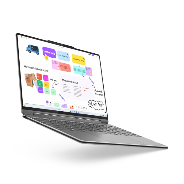 Lenovo Yoga 9 2-in-1 14IMH9 Intel Core Ultra 7 155H Hybride (2-in-1) 35,6 cm (14") Touchscreen WQUXGA 32 GB LPDDR5x-SDRAM 1 TB SSD Wi-Fi 6E (802.11ax) Windows 11 Home Duits Grijs - Afbeelding 4