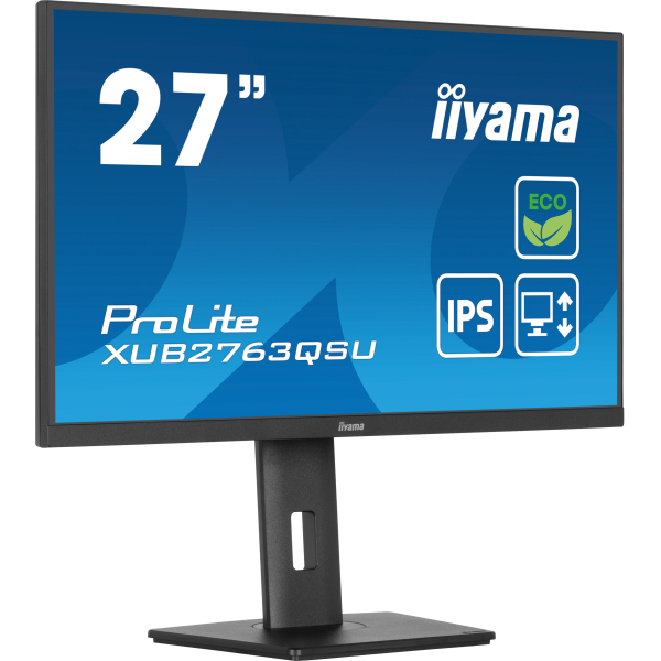 iiyama ProLite XUB2763QSU-B1 computer monitor 68,6 cm (27") 2560 x 1440 Pixels Full HD LED Zwart - Afbeelding 6